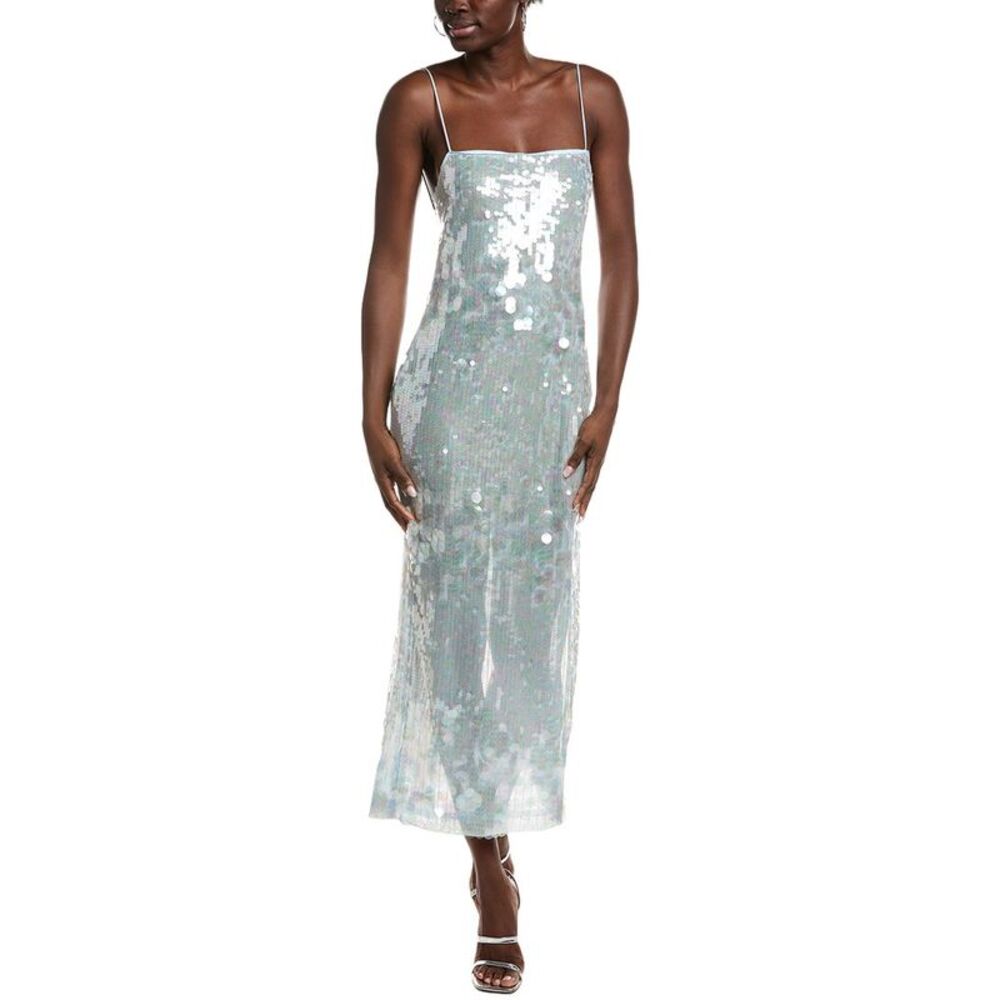 Retrofête Womens  Alana Maxi Dress, Blue